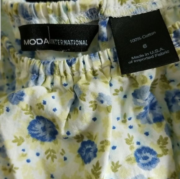 💐VINTAGE RARE MODA INTERNATIONAL VICTORIA SECRET FLORAL DRESS💐 - Picture 6 of 7